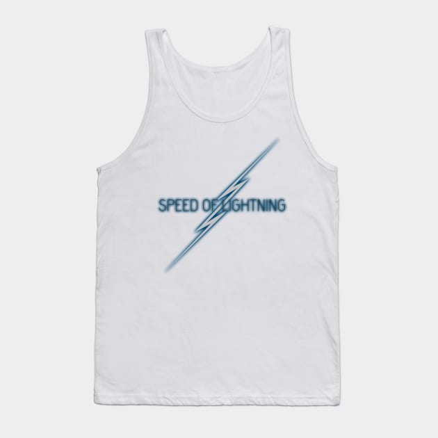 10 - Speed Of Lightning Tank Top by SanTees